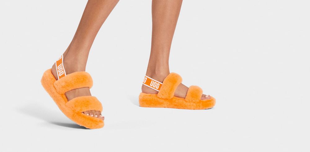 Ugg Oh Yeah - Womens Slippers - Orange - NZ (2584FNYMC)